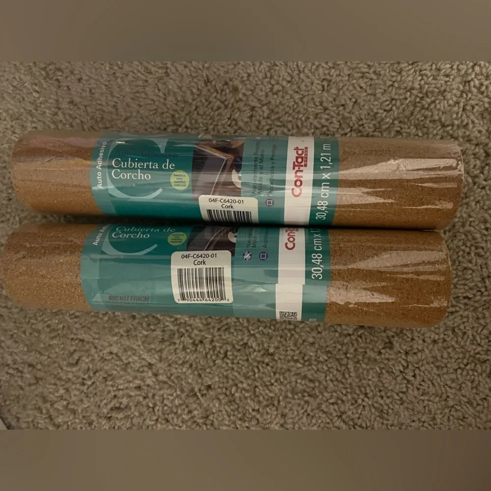 Con-Tact Brand Cork Roll, Self-Adhesive, 12